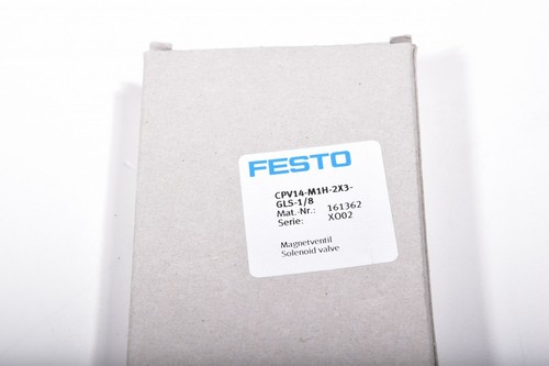FESTO 161362, CPV14-M1H-2X3-GLS-1/8 / CPV14 M1H 2X3 GLS 1 8, solenoid valve -NEW - Picture 7 of 7