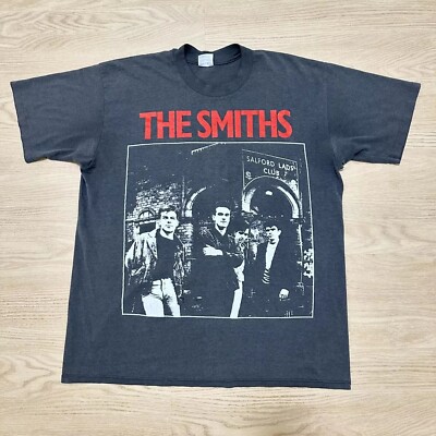 The Smiths Band 90's Salford Lads Club Black Unisex Tshirt Reprint S-5XL