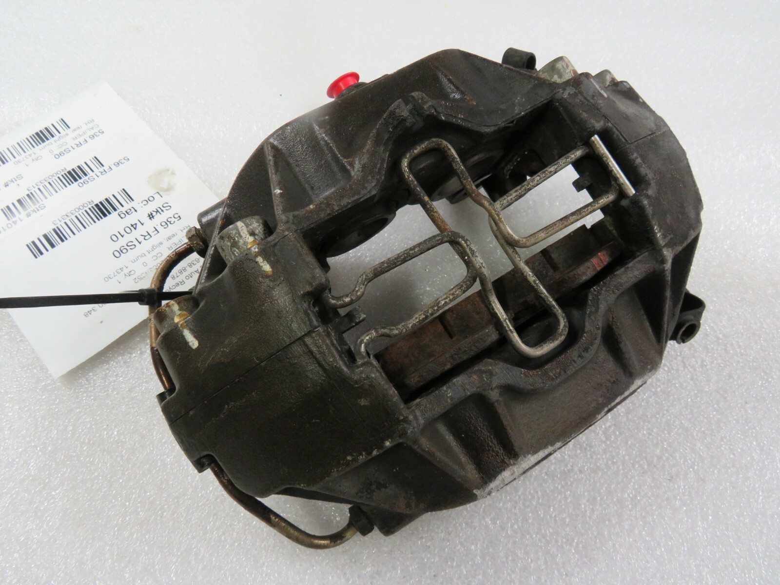 Ferrari 348 RH, Right Rear Caliper, Black, Burn Damage, Used P/N 143730