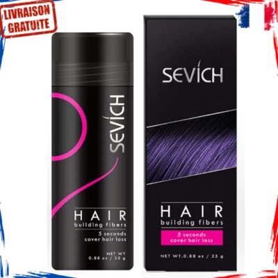 Fibre de Construction Capillaire Sevich Densifiant Cheveux Poudre Kératine 25g