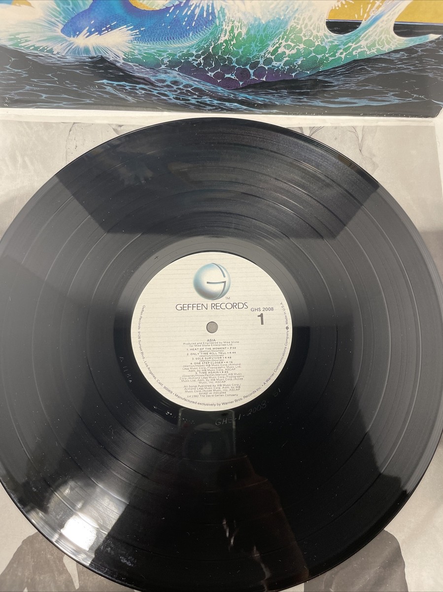 ASIA - Self Titled 1982 Vinyl Record Album LP Geffen GHS 2008