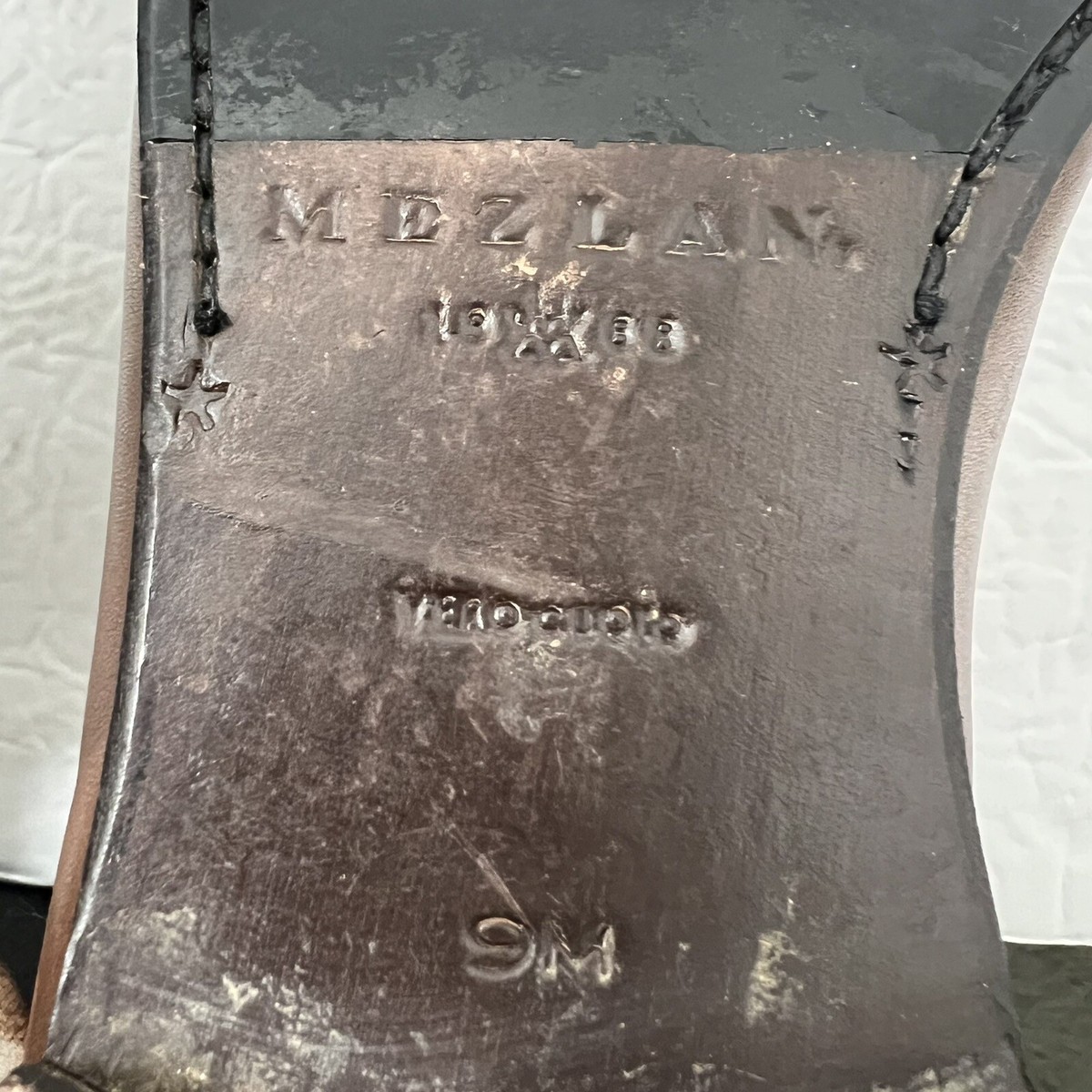 Mezlan Bradley Il Penny Loafer in Cognac Size 9 Mezlan Lizard Dress Shoes Cognac Penny Loafers Mayor main image 2