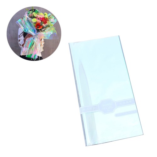 20PCS Iridescent Gift Supplies Shiny Transparent Mermaid Wrapping Paper