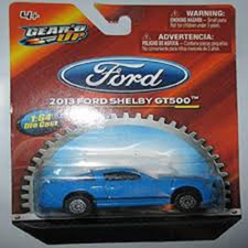 Gear'd Up 2013 Ford Shelby GT500 (1:64 blue livery, short card)