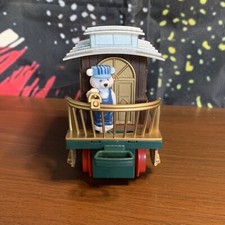 Toy State 1995 Magic Express Christmas Train Bear Conductor Car Motion 5410