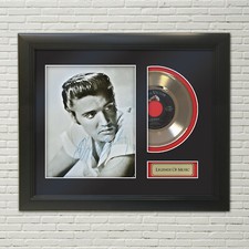 Elvis Presley "All Shook Up " Framed Reproduction Signature 45 Display. "M4"