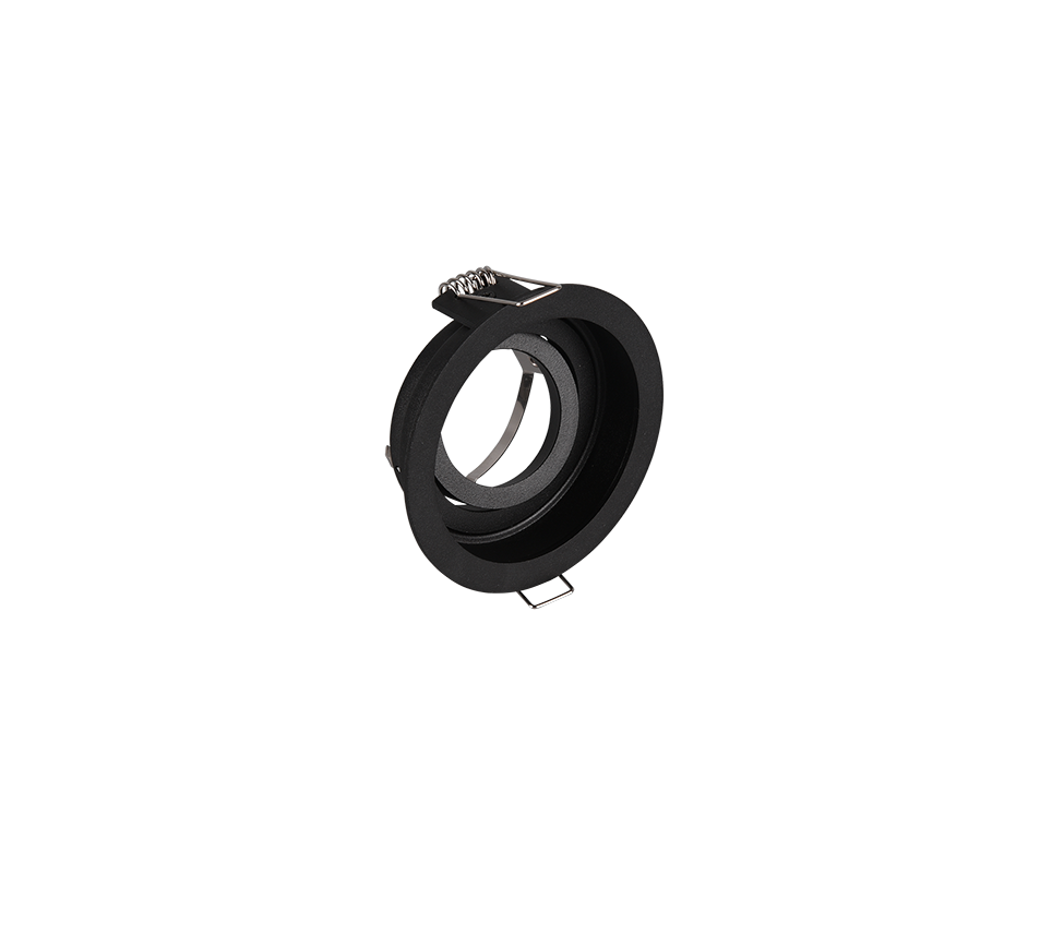 Faretto da Incasso Rotondo Orientabile 5W Nero 9 cm Kenai GD Trio
