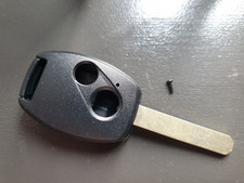 FOR HONDA CIVIC CRV INSIGHT JAZZ REMOTE KEY FOB REPAIR CASE BLANK UNCUT 2 BUTTON