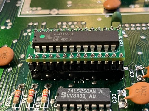 ✅ PLA 906114-01 MOS COMMODORE 64 C64 SX64 GOLD PIN 25NS TWIN GAL MODULE 2025✅ - Foto 4 di 4