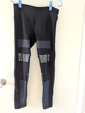 90 Degree by Reflex Women's Leggings Stretch Activewear Color Black Size S