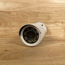 Samsung White Wired Night Vision Weatherproof CCTV Bullet Camera - For Parts