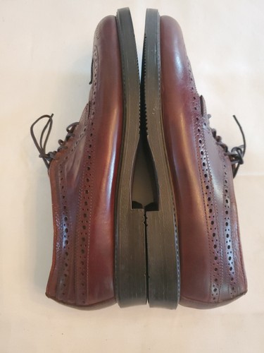 Dexter Brown Leather Lace Up Wing Tip Oxford Casual Shoes Men's 11M. NEW - 第 4/8 張圖片