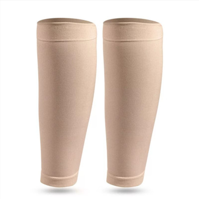 2x Calf Sleeves Legs Support Compression Socks Running Shin Splint Varicose Vein