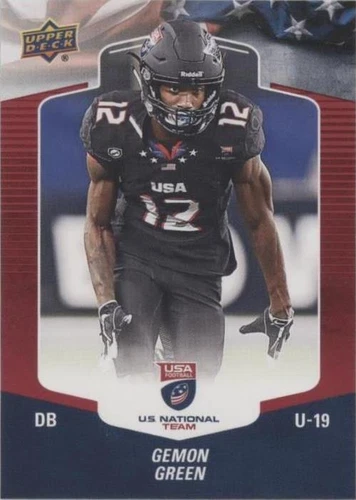 2018 Upper Deck USA Football Gemon Green #7