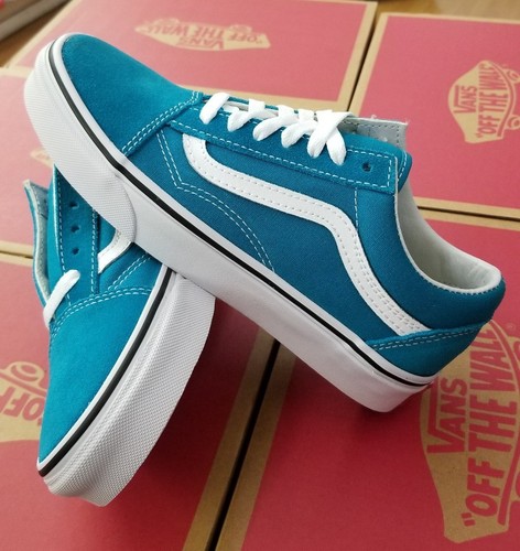 vans old skool enamel blue