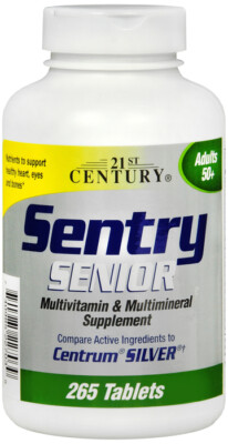 21st Century Sentry Senior Tablets 265 Count