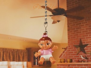 Dora The Explorer Baby Girl Ceiling Fan Pull Light Lamp Chain