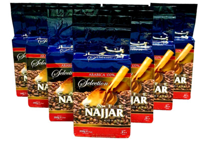 3 x 200 g Gramm Mokka Kaffee gemahlen Najjar 100 % Arabica Cafe Feinschmecker