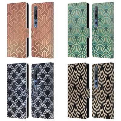HEAD CASE DESIGNS TEXTURED ART DECO PATTERNS LEATHER BOOK CASE FOR XIAOMI PHONES