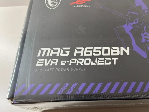 MSI x Evangelion e:PROJECT MAG A650BN EVA ATX Power Supply Unit PSU Color 650w - Picture 14 of 24