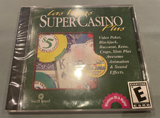 Las Vegas Super Casino Plus - PC Computer CD Swift Jewel Video Game NEW  SEALED
