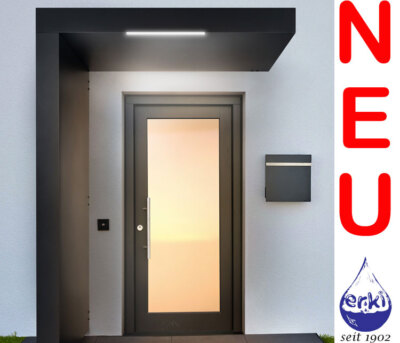 GUTTA Vordach Rechteckvordach BS  160 x 90, 200 x 90 mit LED optional Seitenteil