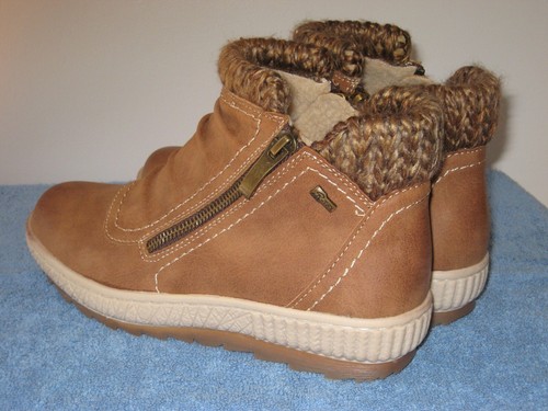 Women's Spring Step Cleora Booties Medium Brown 37M US 6.5-7 - Picture 4 of 7