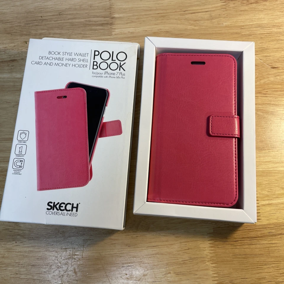全新 Skech Polo Book 钱包式保护套 外壳 适合 iPhone 7 Plus 6 & 6 Plus 2016 — 第 2/4 张图片