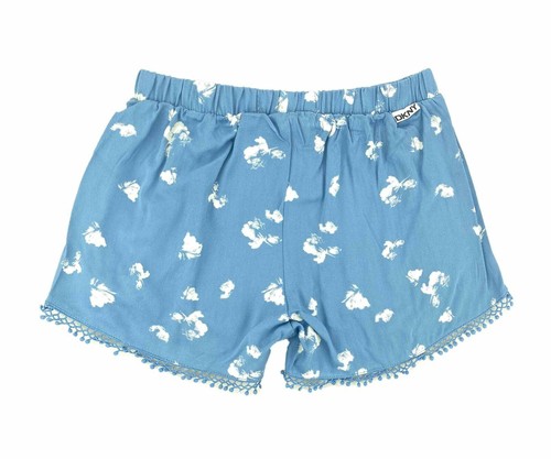 Girls Shorts 2 Pack DKNY - Pink Lace & Blue Twill Shorts - Size 5 - New - Picture 3 of 5