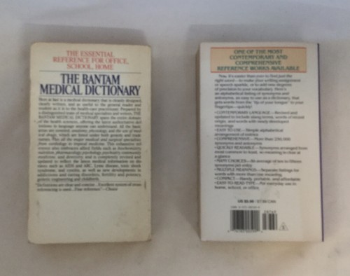 Medical Dictionary Webster's Thesaurus, Spanish, Health Dictionaries LOT 6 Books - Picture 5 of 8