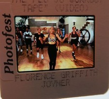 FLORENCE GRIFFITH JOYNER Flo-Jo OLYMPIC GOLD MEDAL WINNER ORIGINAL SLIDE 3