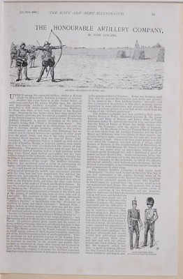 1896 BURENKRIEGSZEIT EHRENWERTE ARTILLERIEKOMPANIE ARTIKEL JOHN LEYLAND BOGENSCHÜTZEN