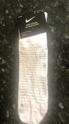NIKE ERWACHSENE SPARK LEICHTE QUARTER LAUFSOCKEN UK13-15 CT8993-100