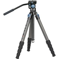 Sirui ST-125 5-Section Carbon Fiber Tripod & VA-5 Ultra-Compact Video Head Kit