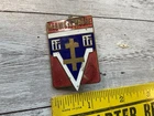 ORIGINAL WWII FRANCE FREE FRENCH MAQUIS DE L’AUBE ENAMEL PIN BADGE