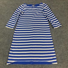Gap Dress Womens Extra Small Blue Stripe Long Sleeve Sweater Straight Coastal