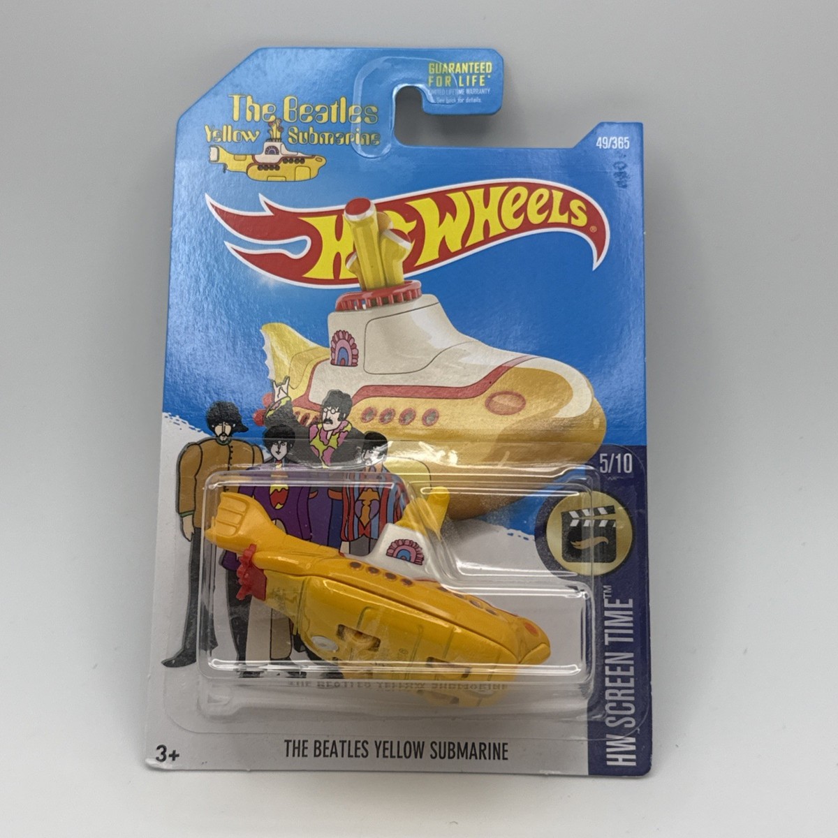 2016 Hot Wheels The Beatles Yellow Submarine HW Screen Time 5/5