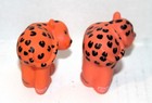 FISHER PRICE Little People BOY & GIRL Pair LEOPARD / Cheetah 2" FP FIGURES — photo 3