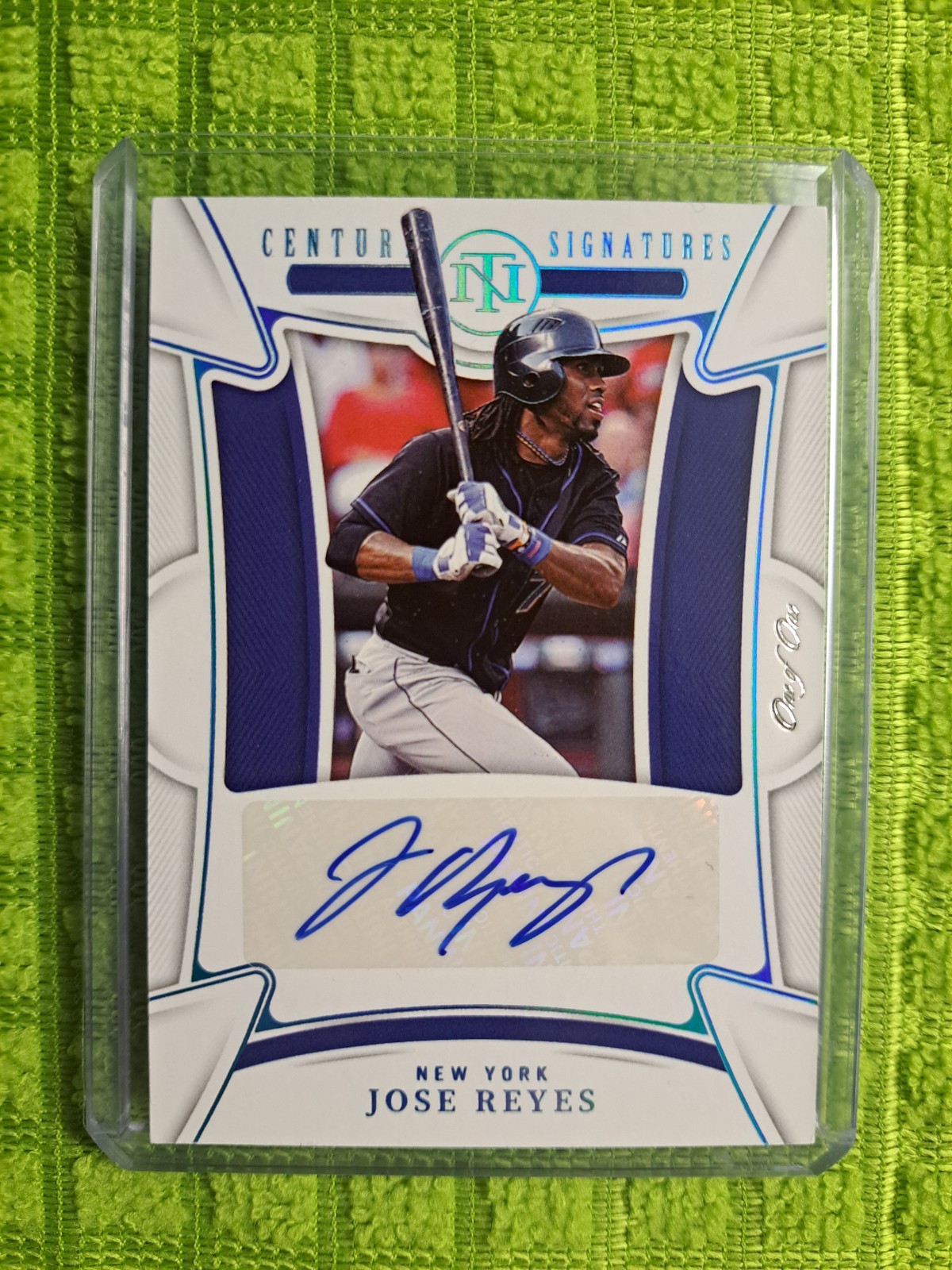 2023 Jose Reyes 1/1 Auto National Treasures Baseball Signatures New ...