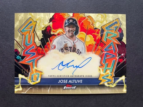2026 Topps Finest Jose Altuve Superfractor (RAW)