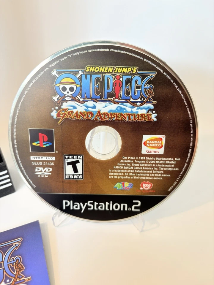 One Piece: Grand Adventure PS2 (Sony PlayStation 2, 2006) Complete Mint Cond CIB - Image 2 of 4