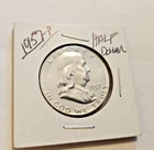 1957-P Franklin Half Dollar - Looks like an AU- 90% Silver