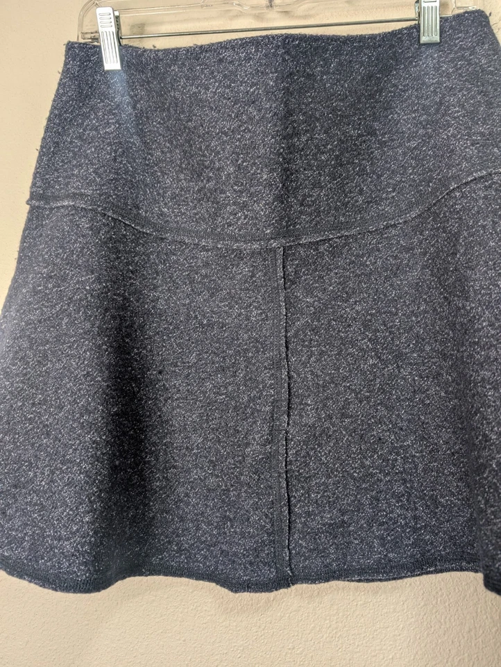 Falda de Lana Hervida Jigsaw EE. UU. 8 UK 12 Azul Marino Minimalista Lujo Preppy Colegiala Foto 4 de 4