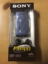 Sony Radio SRF-S84 FM/AM Super Compact Radio Walkman Analogue TuneBlue