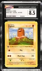 CGC 8.5 NM/MINT+ Diglett 47/102 1st Edition Shadowless Base Set Pokemon Card
