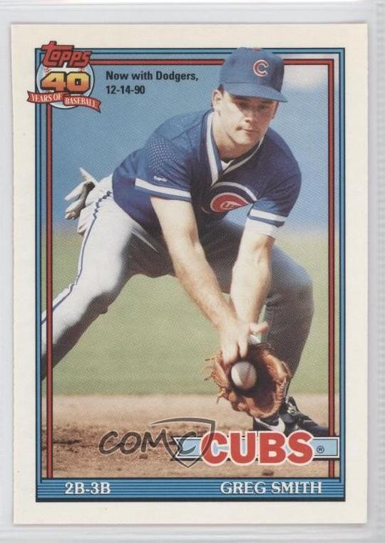1991 O-Pee-Chee Greg Smith #560 0a1