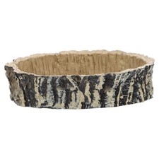 Tortoise Feeding Basin Natural Color Reptile Food Bowl for Pets