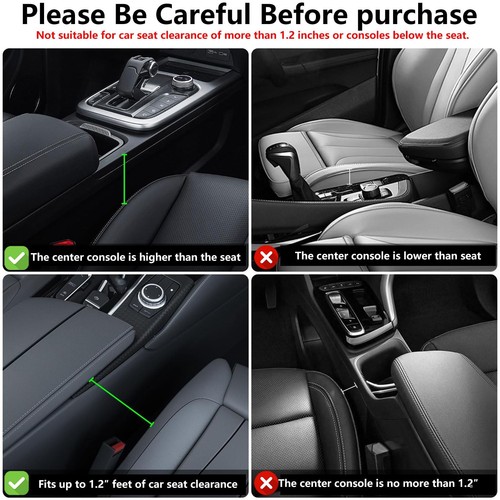 2 Packs Car Seat Gap Filler Organizer, Car Seat Organizer, Seat Gap Storage B... - 第 6/7 張圖片