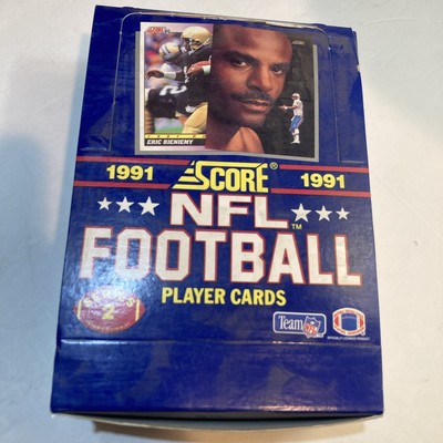 Missing 1 pack 1991 Score NFL Football Player Cards Series 2  Box  &  35 Sealed 