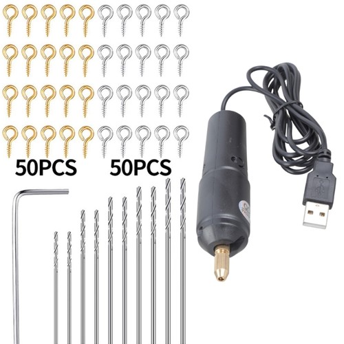 Small Electric Drill Portable Mini Small USB Drills Handheld Micro USB Drill